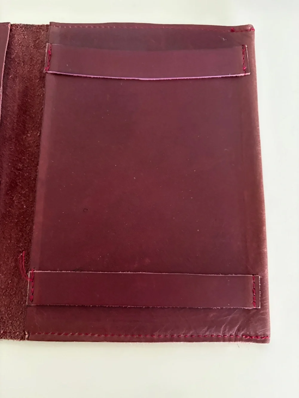 Handmade Leather Notepad and Organizer - Picture 4 of 7